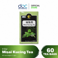 9 Star Misai Kucing Tea Herbal Tea Bags 60 x 2g