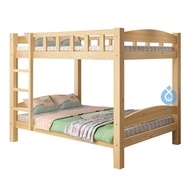 Bunk Bed solid wood bed female children rice 0.9m long small household space double-decker adult bed