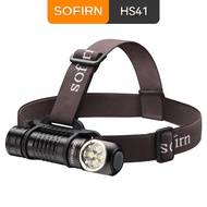 Sofirn HS41 4000 lumens rechargeable headlights USB C right angle headlights powerful 21700 light