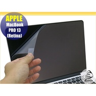 [Ezstick] APPLE MacBook PRO Retina 13 A1502 Electrostatic Screen Sticker