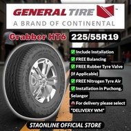 GENERAL TIRE HT6 by Continental 225/55R19 225 55 R19 225 55 19 225-55-19 225-55-R19 19”