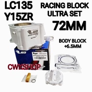 LEO BLOCK LC135 Y15 RACING BLOCK ULTRA BODY +6.5MM 68MM 70MM 72MM  BLOCK LEO VPRO
