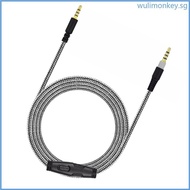 WU Headphones Music Aux Cable Cord for Cloud Mix G633 G933 Headsets Cable with Volumes Control