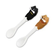 【Wankoron】日本黑柴/赤柴杯緣攪拌湯匙 下午茶湯匙 茶匙 柴犬-丹尼先生日式雜貨舖