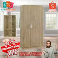 3 Feet Swing Door Wardrobe / Wardrobe with Large hanging space / Almari baju / Pintu Kaca / Almari B