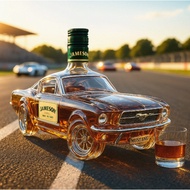 Popular Police Car Whiskey Bottle Wild Horse Whiskey Bottle
