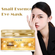 Snail Eye Mask Fade Wrinkles Anti Dark Circles Puffyness Moisturizing Fade Fine Eye Lines K0o9