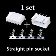 JST XH2.54 2/3/4/5 Pin Terminals Plastic Shell Male Plug + Female Socket Wire Connector XH 2.54 2P 3