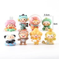 Mini World Figurines / Cake Toppers (8 Pcs a Set)