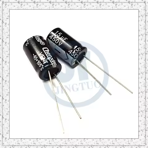 10pcs 15uF450V 450V15uF 15MFD 450WV 10*17mm Radial Aluminum Electrolytic Capacitor