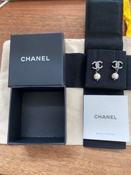 Chanel Earrings 耳環 經典款 珍珠 閃石