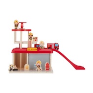 wooden fire station set kmart australia