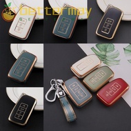 BETTER-MAYSHOW Key  Cover, Key Protector TPU Car Key , 3/4 Buttons Holder Full Protection Key Fob Co