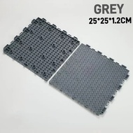 TOMM.JK แผ่นกันลื่น แผ่นพื้นพลาสติก แผ่นกันลื่นในห้องน้ำ สามารถต่อกันได้DIY แผ่นพลาสติกกันลื่นปูพื้น