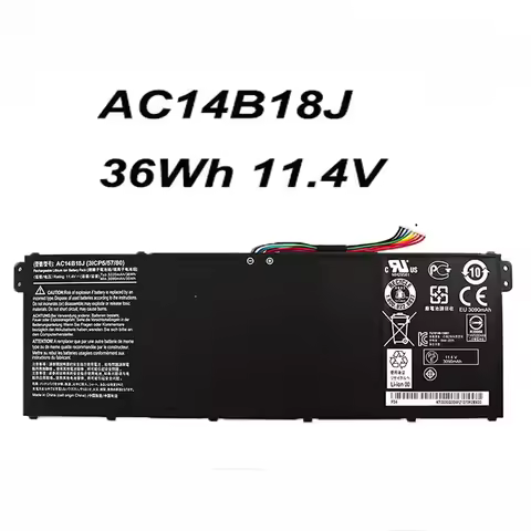 AC14B18J 36Wh 11.4V Laptop Battery For Acer Aspire E3-111 E3-112 E3-112M ES1-511 V3-111P C810，E3-721