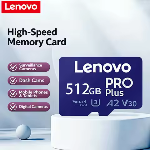 Lenovo Smart SD Card U3 V30 Memory Card High speed Micro SD Card 512GB 128GB 64GB Mini SD Card For P