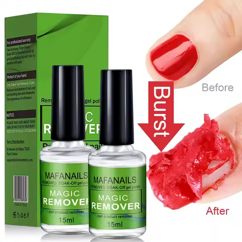 15ml/bottle Nail Gel Remover Polish Soak-Off 3 Minutes Quickly & Easily Removes Gel Polish 0.5fl.Oz 
