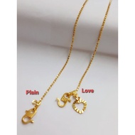 Detiara 916 Gold Solid Seeds Of Love Bracelet / Rantai Tangan Biji Sawi Loci Padu Emas 916