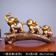 Sanlian Fuxiang Advanced Ornament Thai Elephant Town House Partition Desktop Small Ornament Vientian