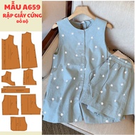 HARD PAPER PRE-CUT WOMEN'S SUITS-A659