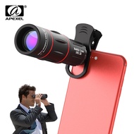 COD◕▩▣APEXEL Professional 18x25 Monocular Zoom HD Optical Phone Lens 18X Telephoto Lens With Tripod