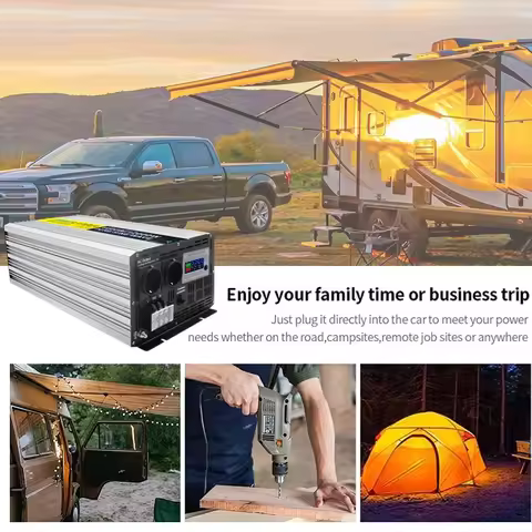 12000W/8000W/6000W large inverter pure sine wave 60Hz inverter 12v/24v sine wave inverter 220v 3-day