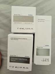 New KORRES black pine facial treatment