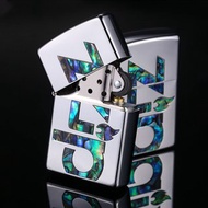 【ZIPPO官方旗艦店】經典標誌-七彩貝殼防風打火機