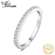 【NEW EXPRESS 】 JewelryPalace Moissanite GRA D Color Half Eternity 0.45ct Solid 925 Sterling Silver W