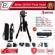Beike Q555V Fluid Head Video Tripod Beike Q555 V BK-555V