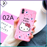 เคสใส่โทรศัพท์ OPPO A3 S A5 2020เคสโทรศัพท์ OPPO A3 A5s เคสโทรศัพท์ OPPO AX5 AX5s OPPO A1601 A1 A1k ปลอก Hello Kitty แต่งหน้าตัวยึดกระจกตุ๊กตาพร้อมสายคล้อง