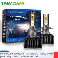 SMT💘YHKOMS H4 H7 LED Bulb Car Headlight H1 H8 H9 H11 4300K 5000K 6500K 8000K F2 Auto Fog Lamp Car Accessories  Bulbs Aut