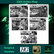 HG 1/144 RX-78-2 MK-II GM Guncannon Guntank Black Color Ver Ecopla Toys Plastic Model Kit [HGUC] (PB