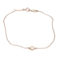 TIFFANY＆CO 18K玫瑰金Elsa Peretti Diamonds by the Yard鑽石手鏈