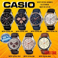 CASIO ORIGINAL MTP-1374L SERIES MEN WATCH (WATCH FOR MAN / JAM TANGAN LELAKI / MAN WATCH / WATCH FOR MEN / CASIO MEN)