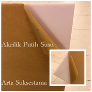 Akrilik Putih Susu 5mm / Akrilik Lembaran Custom / Akrilik Potongan