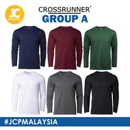 Crossrunner Unisex Performance Long Sleeve Tee - Navy / Maroon / Forest Green / White / Charcoal / B