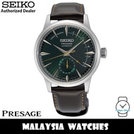 Seiko SSA459J1 Presage "Midnight Mockingbird" Automatic Stainless Steel Case Leather Strap Men's Watch