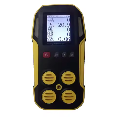 Automobile Portable exhaust 4 in 1 sensor Gas analyzers sound light alarm no ch4 h2s - co/co2/hc/o2/