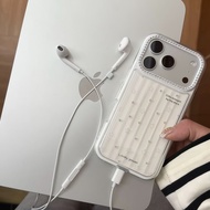 高级感竖条纹星星点钻适用iPhone17ProMax手机壳16/15/14女13Advanced sense vertical stripe star point drill for iPh