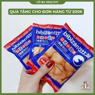 [Gift] 1 bag of Bibizan small round cookies for orders at Co Ba Healthy Bibizan small round biscuits