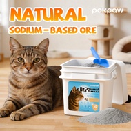 POKPAW Sodium  Mineral Litter 22lbs Odor Lock Cat Sand