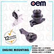HONDA CRZ INSIGHT JAZZ 1.3 HYBRID ENGINE MOUNTING SET (3 PIECE) (1 YEAR WARRANTY)