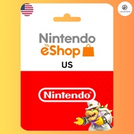 NS United State Region Nintendo switch eshop gift card top up (US)Kad Hadiah eshop America Syarikat