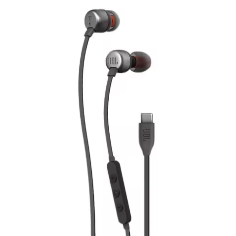 Speaker accessories JBL T310C Wired In Ear Headphones USB C Connector Pure Bass Noise Isolation Buil