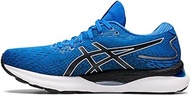 ASICS Men's Gel-Nimbus 24 Running Shoes, 8.5, Electric Blue/Piedmont Grey