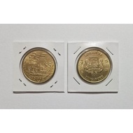 25th Anniversary of Singapore Independence 5 Dollar Coin 1990 Years UNCIRCULATED