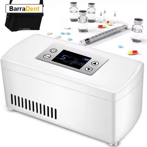 Portable Insulin Cooler Refrigerated Box 2-18 Degrees Medicine Cooler Reefer Refrigerator Container 