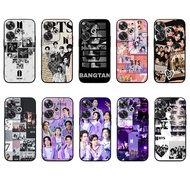 Redmi Note 11 11S PRO 4G 5G K20 K30 K30i Zoom BTS Soft black TPU phone case