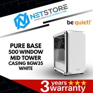 BE QUIET PURE BASE 500 WINDOW ATX MID TOWER CASING (WHITE) - BGW35